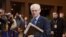 European Council President Herman Van Rompuy, center, arrives for an EU summit in Brussels on Friday, Nov. 23, 2012.