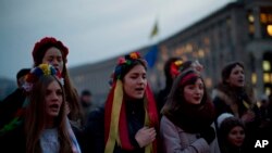 Demonstranti u Kijevu