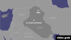 8일 이란의 미사일 공격을 받은 이라크 알아스드(Al Asad)와 아르빌(Irbil) 공군기지.