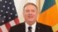 U.S. Secretary of State Mike Pompeo speaks during a joint press briefing with Sri Lankan Foreign Minister Dinesh Gunawardena in Colombo, Sri Lanka,  Oct. 28, 2020. 