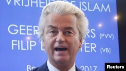 Anggota parlemen Belanda yang anti-Islam, Geert Wilders (Foto: Reuters).