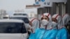 Le personnel médical en équipement de protection au centre médical de l'Université de Yeungnam à Daegu, Corée du Sud, le 3 mars 2020. REUTERS REUTERS / Kim Kyung-Hoon /Archives