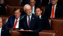 FILE - In this Dec. 18, 2019, photo, Rep. Dan Newhouse, R-Wash., speaks in the House of Representatives at the Capitol in Washington.