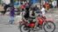 Scène de panique pendant la grève des policiers  haïtiens à  Port-au-Prince, Haïti, le 23 février 2020. REUTERS / Andres Martinez Casares - 