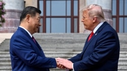 U.S. President Donald Trump participates in events at the Great Hall of the People and greets President of the People’s Republic of China Xi Jinping May 14, 2026, in Beijing China.