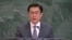 27일 미국 뉴욕 유엔본부에서 열린 제11차 핵비확산조약(NPT) 평가회의에서 정연두 한국 외교부 외교전략정보본부장이 기조연설을 하고 있다.