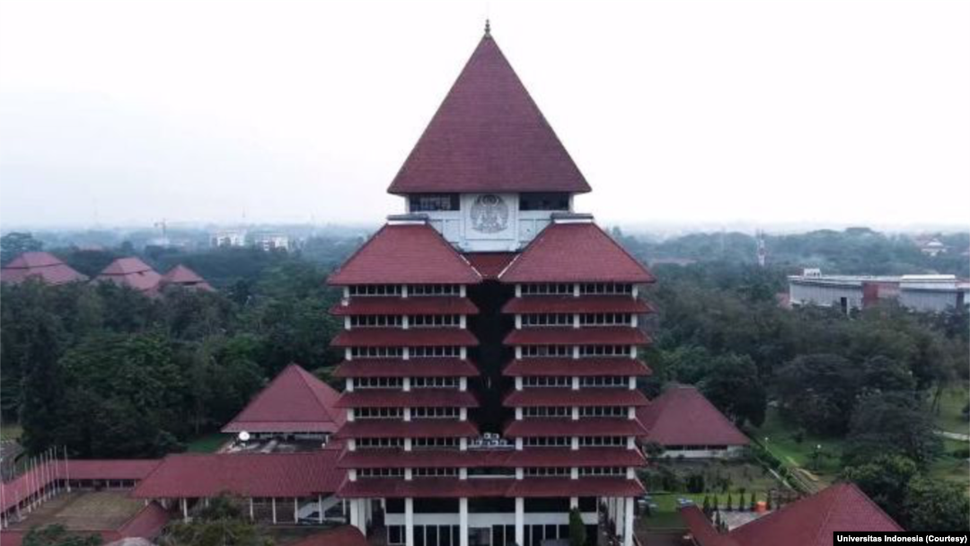 Gedung Rektorat Universitas Indonesia, Depok, Jawa Barat. (Foto: Courtesy/Universitas Indonesia)