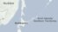 A map of the disputed Kuril Islands.