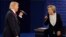 Predsednički kandidati, Donald Tramp i Hilari Klinton tokom debate u Sent Luisu