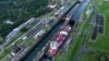 FILE - A cargo ship traverses the Agua Clara Locks of the Panama Canal in Colon, Panama, Sept. 2, 2024.