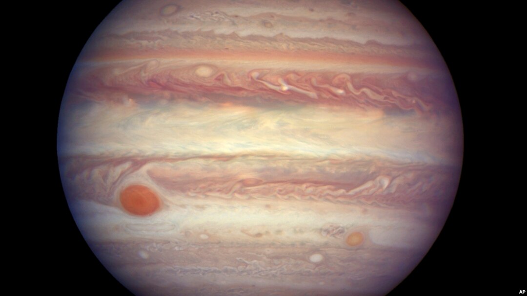 This image from NASA shows Jupiter about 668 million kilometers (415 million miles) from Earth. 