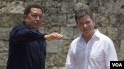 La relación de los presidentes de Venezuela, Hugo Chavez, y de Colombia, Juan Manuel Santos, no durará sostiene el IISS.