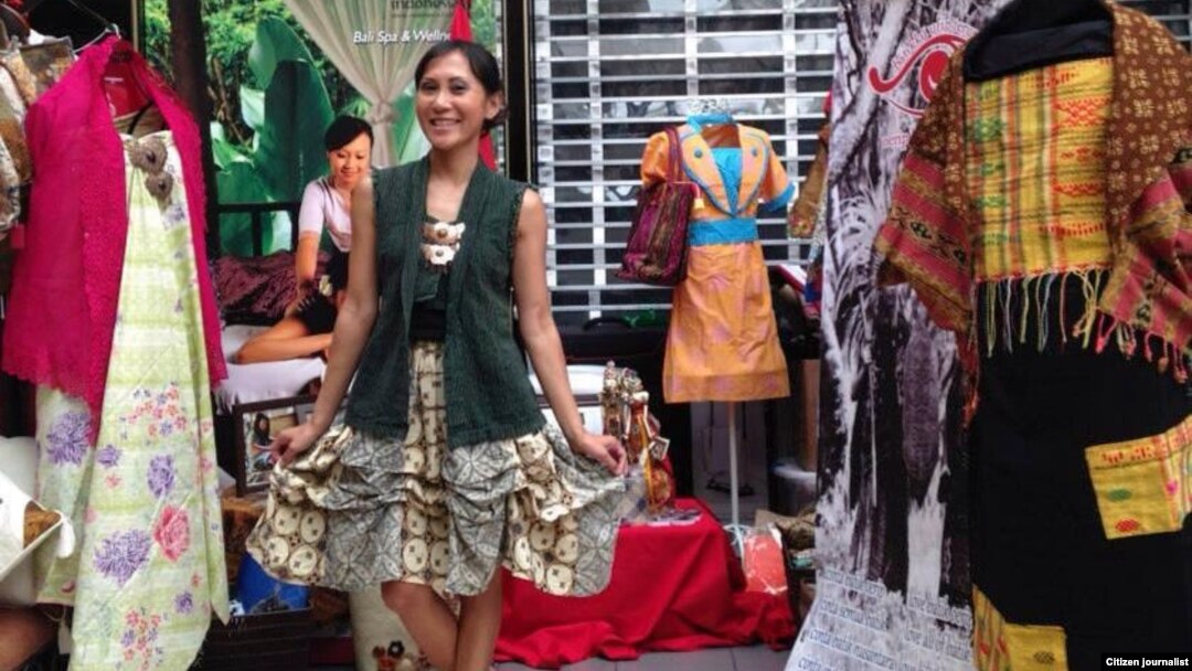 Pendiri Kedaton, Vey Miller, di sebuah festival kebudayaan di AS (foto/dok: Vey Miller)