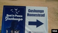 Sign Post for Mugabe Burial