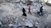 Intense Airstrikes Against Rebel-Held Areas of Aleppo, Syria