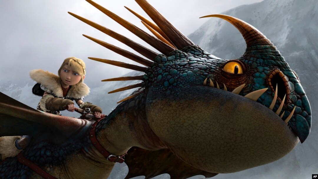 Adegan dari film DreamWorks Animation "Hot To Train Your Dragon 2." (AP/DreamWorks Animation)