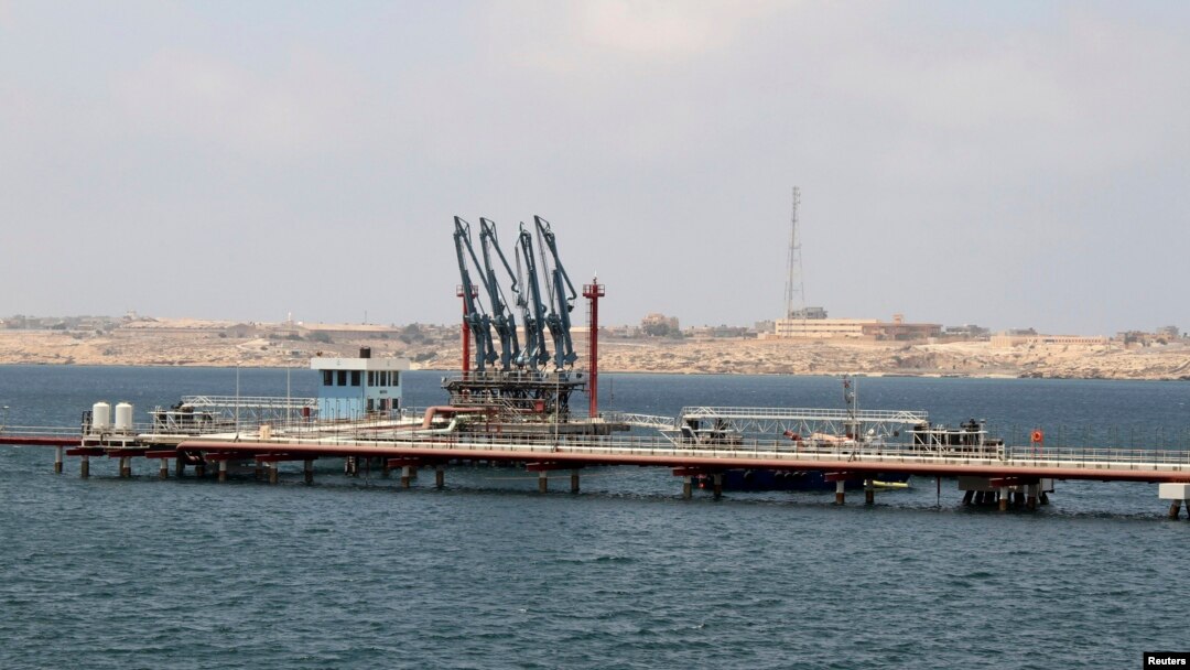 FILE - A general view of Libya's Hariga port in Tobruk, east of Benghazi.