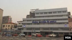 Edificio da Policia Nacional de Angola, na Baixa de Luanda, Angola