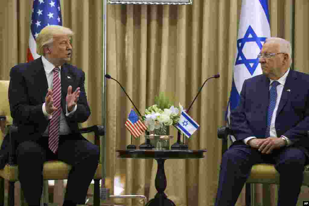Встреча президентов США и Израиля в Иерусалиме