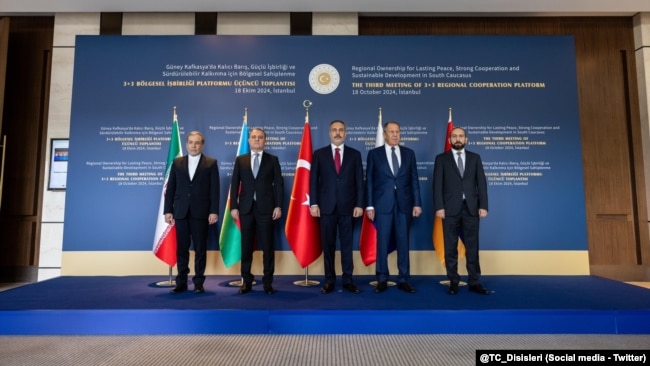 Arakçi, Dışişleri Bakanı Fidan’ın evsahipliğinde Güney Kafkasya Bölgesel İşbirliği Platformu Toplantısı için İstanbul’da.