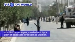 VOA60 World PM - Suicide Bombers Hit Afghan Shiite Mosque, Killing Dozens