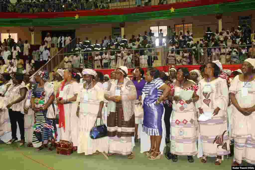 Burkina musow ani president Roch Kabore ka gnogonye kai ni 8 mars, 2018, Ouagadougou.