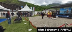 Mjesto polaganja kamena temeljca za izgradnju HE Buk Bijela, 17. maj 2021.