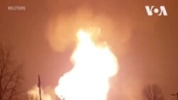 Пожар на газопроводе