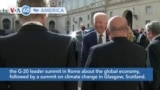 VOA60 America - U.S. President Joe Biden Meets With Pope Francis at the Vatican