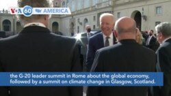 VOA60 America - U.S. President Joe Biden Meets With Pope Francis at the Vatican