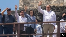 台灣總統蔡英文2023年4月訪問危地馬拉。 （美聯社）