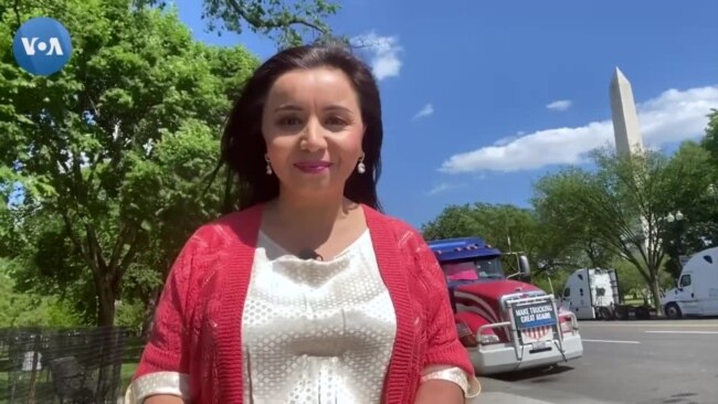 AQShda yuk tashuvchilar namoyishda, o'zbeklar ham talay