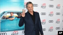 FILE - Viggo Mortensen, a cast member in "Green Book," attends the premiere of the film at the 2018 AFI Fest in Los Angeles, Nov. 9, 2018. 