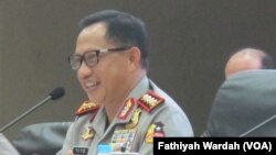 Kepala Kepolisian Republik Indonesia Jenderal Tito Karnavian. (VOA/Fathiyah Wardah)