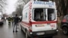 Поврежденная машина скорой помощи в Одессе, Украина, в пятницу, 15 марта 2024 года.