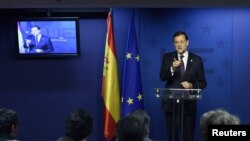 El jefe del gobierno de España, Mariano Rajoy, salió satisfecho de la reunión, según él, por el ánimo de avanzar en buenos acuerdos.