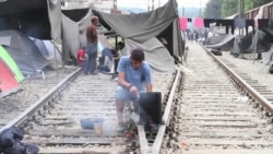 Frustration Builds Among Refugees Trapped at Macedonian Border