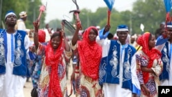 Des muslmans de Borno ont manifesté contre Boko Haram dans l'Etat de Borno.