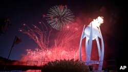 Vatromet na ceremoniji otvaranja 23. zimskih olimpijskih igara