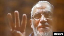 L'ancien "guide suprême" des Frères musulmans, Mohamed Badie, Caire, 18 novembre 2014.