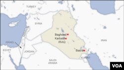 Baghdad, Basra and Karbala