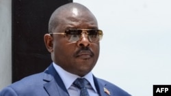 Le président burundais Pierre Nkurunziza à Bujumbura, le 13 octobre 2017.