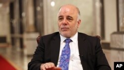 PM Irak, Haider al-Abadi meminta serangan udara terhadap ISIS ditingkatkan (foto: dok).