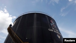 Instalaciones petroleras de Pacific Rubiales en la región de la provincia del Meta en Colombia.