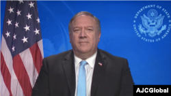 Mike Pompeo message for AJCGlobal