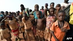 Des déplacés dans le camp de Gbajimba à la périphérie de Makurdi, capitale de l'État de Benue, Nigeria, le 3 janvier 2018.