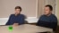 A still image taken from video footage and released by Russia's RT international news channel Sept. 13, 2018, shows two Russian men identified as Alexander Petrov and Ruslan Boshirov during an interview at an unnamed location. 