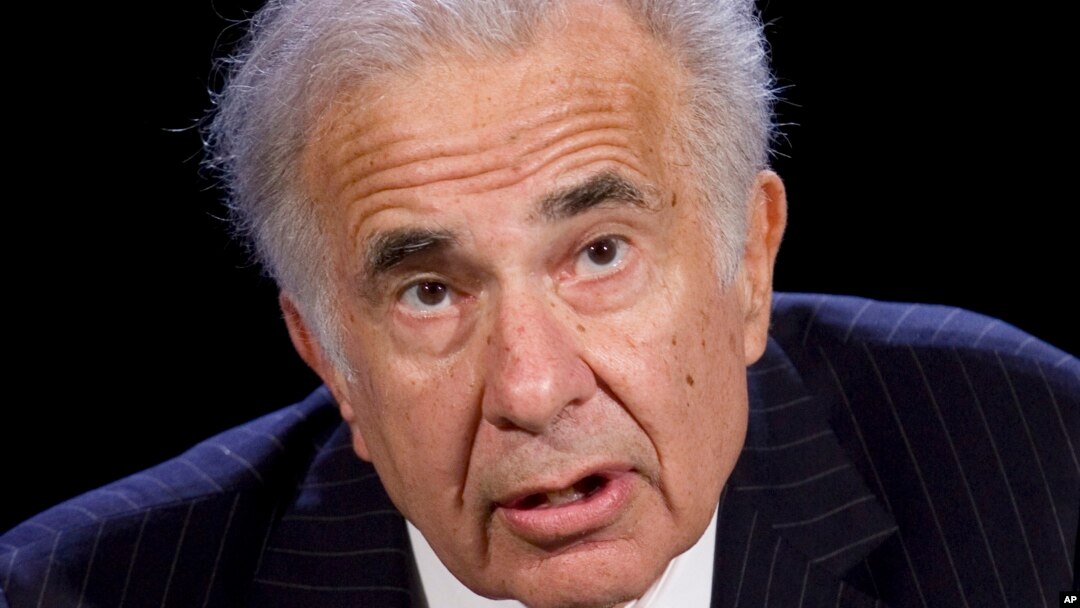 Nhà đầu tư tỷ phú Carl Icahn, cố vấn đặc biệt của Tổng thống Trump