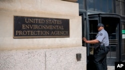 FILE - The headquarters of the Environmental Protection Agency in Washington, D.C.