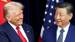资料照片：特朗普总统和中国领导人习近平2025年10月30日在韩国釜山会晤。